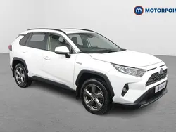 White Used 2020 Toyota RAV4 Hybrid Design SUV | £24,049 (Good price)
