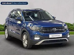 Blue Used 2022 VW T-Cross SE SUV | £16,699 (Fair price)