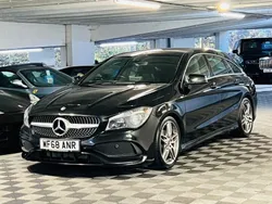 Black Used 2018 Mercedes CLA180 Shooting Brake AMG line Estate | £8,989 (Expensive)