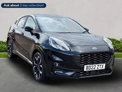 Black Used 2022 Ford Puma Gen-E ST-Line X Hatchback | £15,399