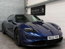 Blue Used 2022 Porsche Taycan Sedan | £47,989 (Good price)