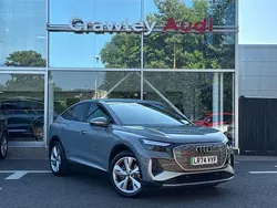 Grey Used 2024 Audi Q4 Sportback e-tron S-Line SUV | £35,990