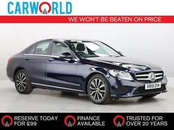 Blue Used 2019 Mercedes C200 SE Sedan | £16,400 (Super price)