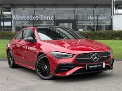Red Used 2024 Mercedes CLA220 AMG Line Premium Plus Sedan | £32,500 (A bit pricey)