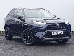 Blue/black Used 2022 Toyota RAV4 Hybrid SUV | £30,498 (A bit pricey)