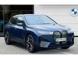 Phytonic blue Used 2024 BMW iX M Sport SUV | £48,990 (A bit pricey)