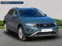 Blue New 2025 VW T-Roc Match SUV | £29,999