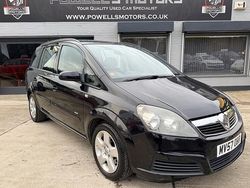 Black Used 2007 Vauxhall Zafira Club MPV | £1,795 (Expensive)
