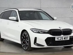 White Used 2025 BMW 320 M Sport Estate | £36,850 (Expensive)
