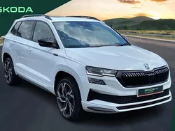 White Used 2024 Skoda Karoq SportLine SUV | £29,695 (A bit pricey)