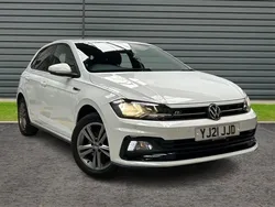 White Used 2021 VW Polo R-line Hatchback | £17,229 (Fair price)