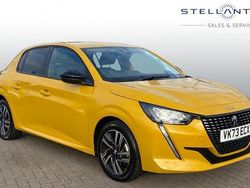 Yellow Used 2023 Peugeot 208 Allure+ Hatchback | £14,851 (Fair price)