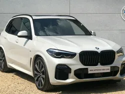 Mineral white Used 2021 BMW X5 M Sport SUV | £43,500 (Good price)