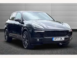 Black Used 2017 Porsche Cayenne S Platinum Edition SUV | £25,990
