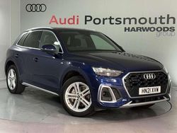 Blue Used 2021 Audi Q5 S-Line SUV | £27,890 (Fair price)