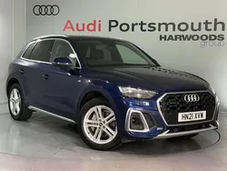 Blue Used 2021 Audi Q5 S-Line SUV | £28,490 (Fair price)