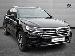 Black Used 2020 VW Touareg R-line SUV | £31,750 (Fair price)