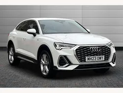 Arkona white Used 2023 Audi Q3 S-Line SUV | £30,350 (Fair price)