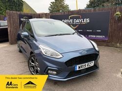 Blue Used 2019 Ford Fiesta ST-Line Hatchback | £8,999 (Fair price)