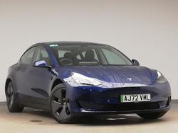 Blue Used 2022 Tesla Model 3 RWD Sedan | £22,498 (A bit pricey)