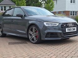 Nano grey metallic Used 2018 Audi S3 Black Edition Sedan | £25,495 (Fair price)