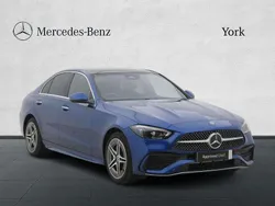 Blue Used 2024 Mercedes C300e AMG Line Premium Plus Sedan | £36,550 (Good price)