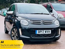Black Used 2017 Citroën C1 Flair Hatchback | £3,495 (Good price)