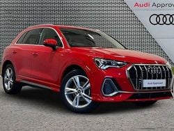 Red Used 2022 Audi Q3 S-Line SUV | £24,801 (Fair price)