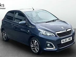 Blue Used 2015 Peugeot 108 Allure Hatchback | £6,995 (A bit pricey)