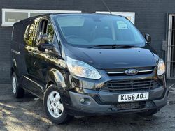 Black Used 2016 Ford Transit Custom Limited Van | £6,495 (Expensive)