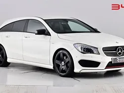 White Used 2015 Mercedes CLA250 AMG Sedan | £11,290