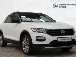White Used 2021 VW T-Roc Design SUV | £14,750 (Fair price)