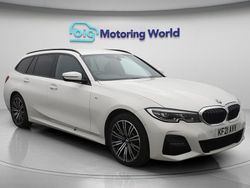 White Used 2021 BMW 330e M Sport Estate | £19,000 (Good price)