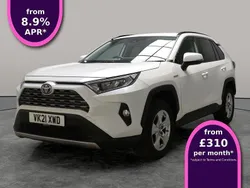White Used 2021 Toyota RAV4 Hybrid SUV | £21,002 (Super price)