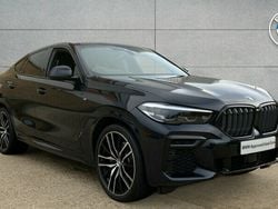 Black Used 2022 BMW X6 M Sport SUV | £43,850 (Fair price)