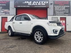 White Used 2014 Mitsubishi L200 Pickup | £7,995 (Expensive)