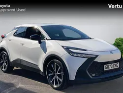 White Used 2023 Toyota C-HR Design SUV | £26,038 (Fair price)
