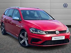 Red Used 2017 VW Golf VII R Estate | £19,474 (A bit pricey)