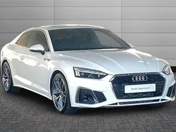 White Used 2022 Audi A5 S-Line Coupe | £26,795 (Fair price)