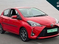 Red Used 2019 Toyota Yaris Hatchback | £12,524 (Fair price)