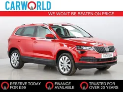 Red Used 2022 Skoda Karoq SE L SUV | £17,990 (Good price)