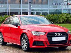 Red Used 2018 Audi A3 Black Edition Hatchback | £18,281 (A bit pricey)