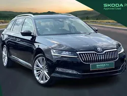 Black Used 2022 Skoda Superb SE L Estate | £25,645 (A bit pricey)