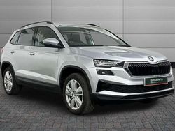 Brilliant silver metallic Used 2024 Skoda Karoq SE Drive SUV | £23,250 (Fair price)