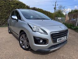 Silver Used 2014 Peugeot 3008 Allure Hatchback | £6,485 (Fair price)