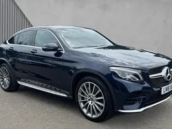 Blue Used 2018 Mercedes GLC250 AMG Line Premium Coupe | £21,635 (Fair price)