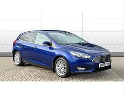 Blue Used 2017 Ford Focus Zetec Hatchback | £9,990 (Fair price)