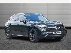 Black Used 2024 Mercedes GLC300e AMG line SUV | £40,990 (Fair price)
