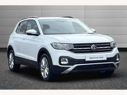 White Used 2021 VW T-Cross SE SUV | £15,995 (Fair price)