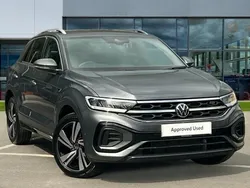 Indium grey metallic Used 2024 VW T-Roc R-line SUV | £27,931 (Fair price)